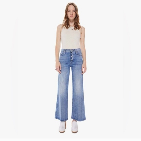 MOTHER Denim - MOTHER Fly Tomcat Roller Jeans In Crashing Wash 28